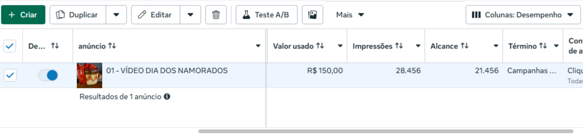 Criativo da campanha de Dia dos Namorados da Casa Santo Pane