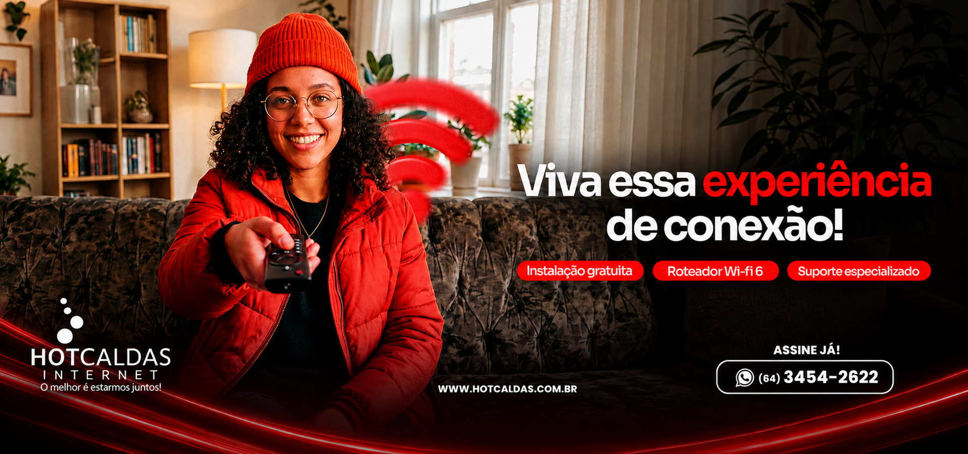 Viva essa experiência de conexão com a HotCaldas Internet
